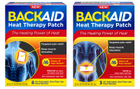 BACKAID Heat Therapy Patches - New BACKAID Heat Therapy Patches provide up to 16 hours of targeted relief from back and muscle pain*