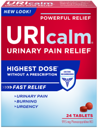 URIcalm® Urinary Pain Relief Tablets - Powerful, Doctor-Recommended UTI Pain Relief