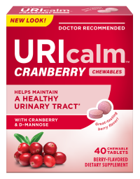 URICALM Cranberry - Doctor-Recommended Cranberry and D-Mannose Daily Dietary Supplement