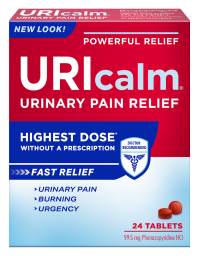 URIcalm® Urinary Pain Relief Tablets - Powerful, Doctor-Recommended UTI Pain Relief
